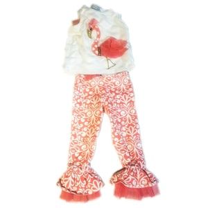 Mudpie 6-9 Months baby girl outfit